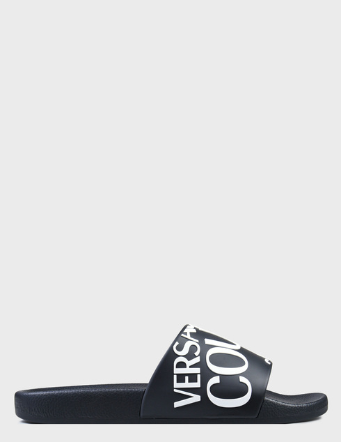 мужские черные резиновые Шлепанцы Versace Jeans Couture 74YA3SQ171352-899 - фото-5