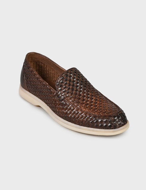 коричневые Лоферы Giulio Moretti 10019-brown