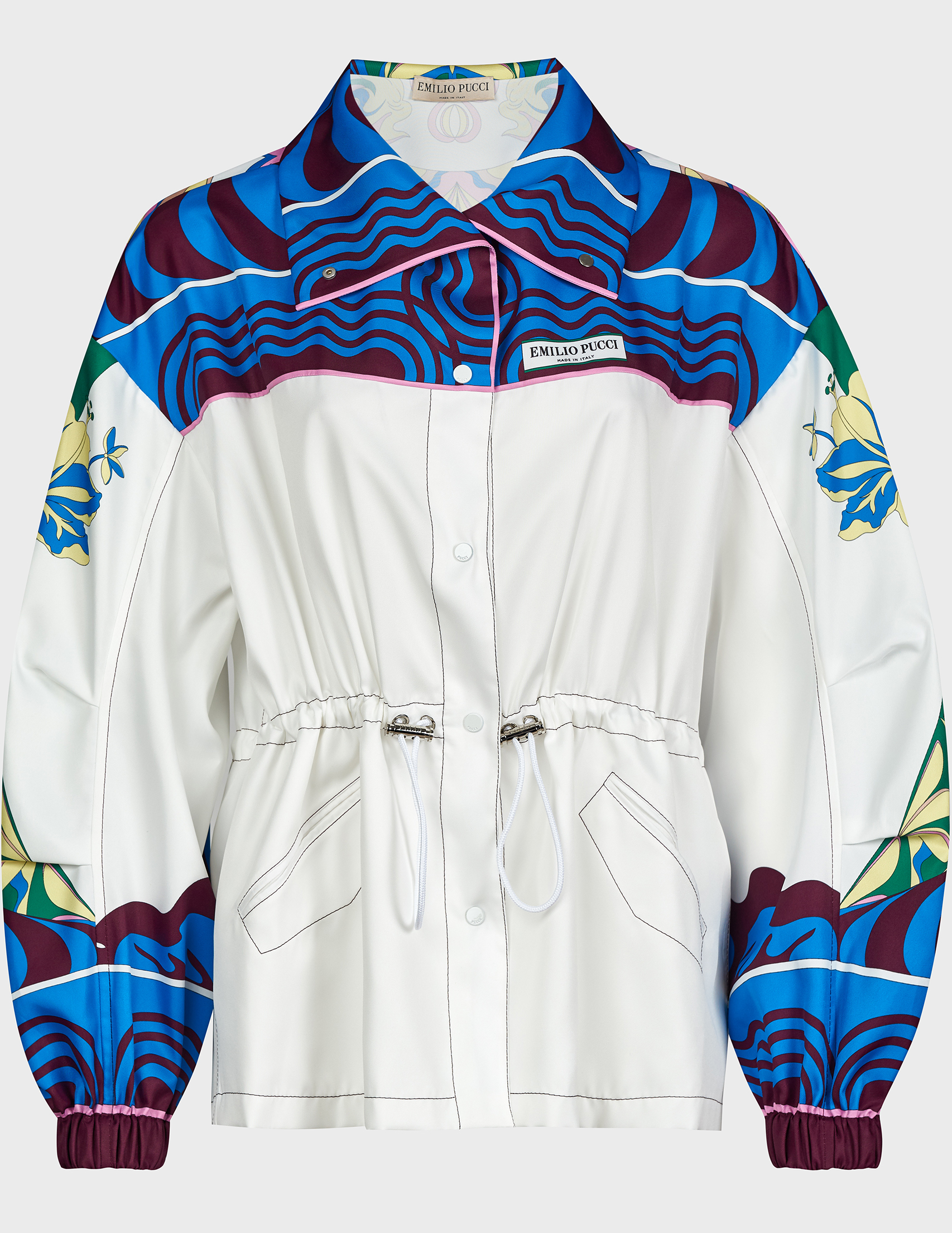 

Куртка, Многоцветный;белый;синий