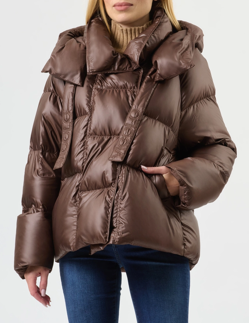 Пуховик Vicolo TF0035_brown_232618 (Коричневий) в інтернет