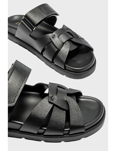 женские черные Шлепанцы Doucal'S DOUCALS_255 - фото-2