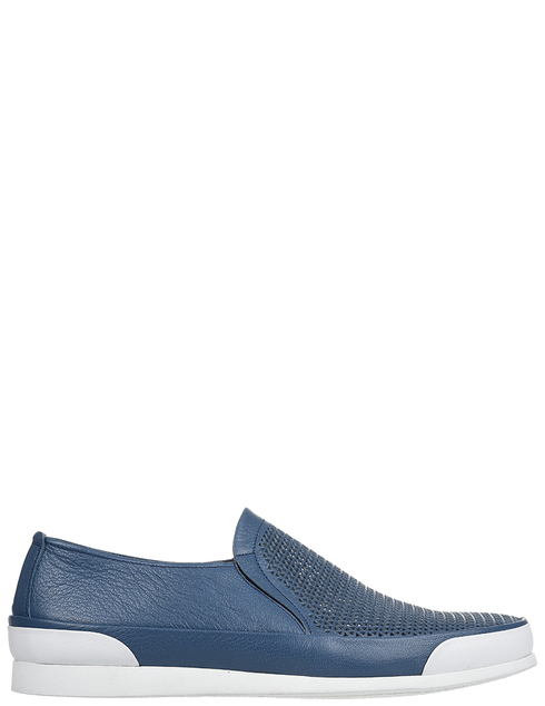 мужские синие кожаные Туфли Aldo Brue 814_blue - фото-5