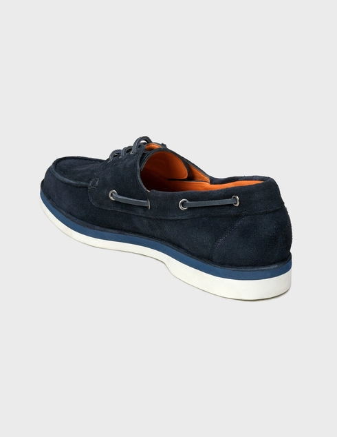 мужские синие Мокасины Santoni MGYG16511IQ1EUEEU55-blue - фото-2