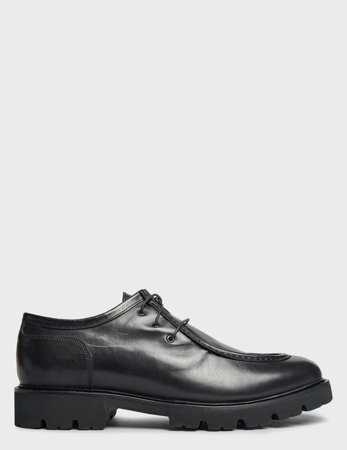 мужские черные кожаные Туфли Giulio Moretti 12026-L_black - фото-5