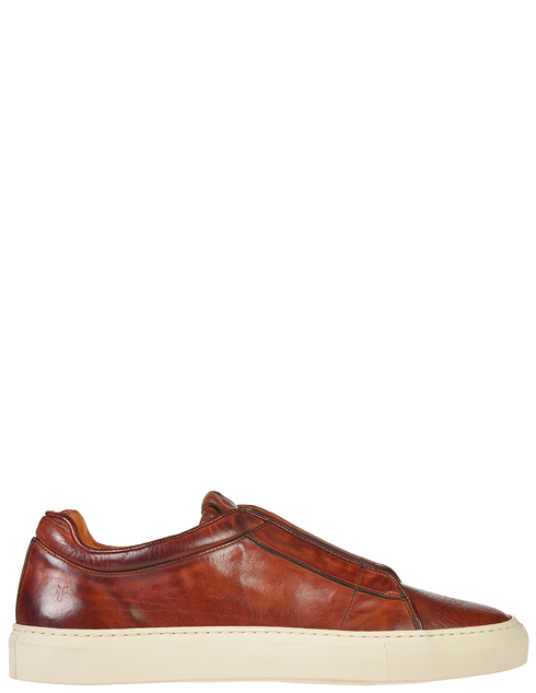 мужские коричневые кожаные Кеды Frye LV07_brown - фото-5