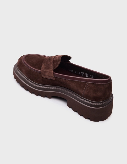 женские коричневые Лоферы Frau A78c0_brown - фото-2