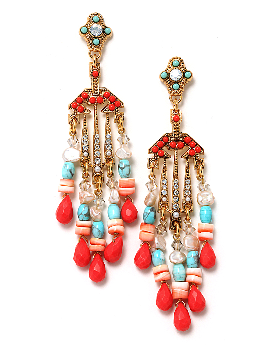 

Серьги, Красный