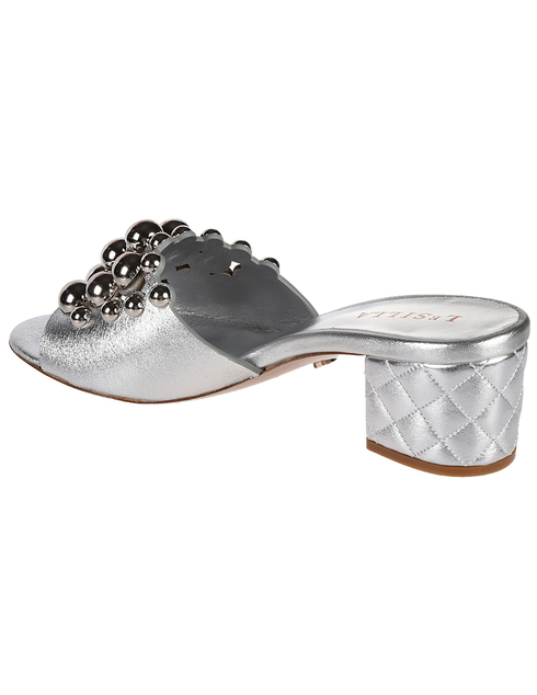 женские серебряные Мюли Le Silla 464_silver - фото-2