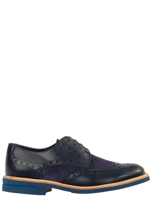 мужские синие Дерби Pertini 191M23999D1 - фото-2