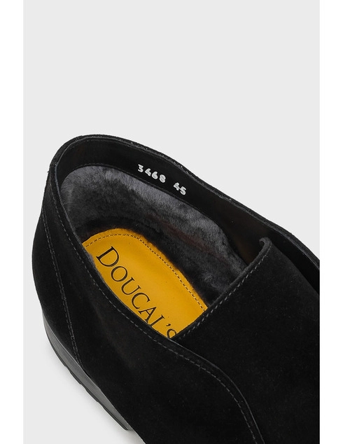 мужские черные Полуботинки	 Doucal'S DOUCALS_205 - фото-2