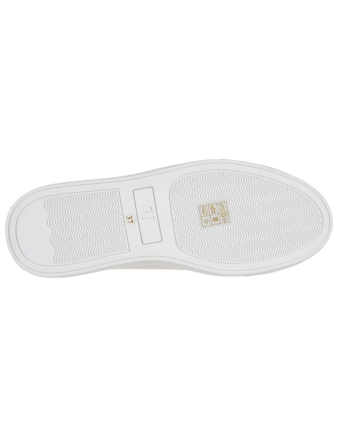 женские белые кожаные Кеды Trussardi 00331-W618_white - фото-5