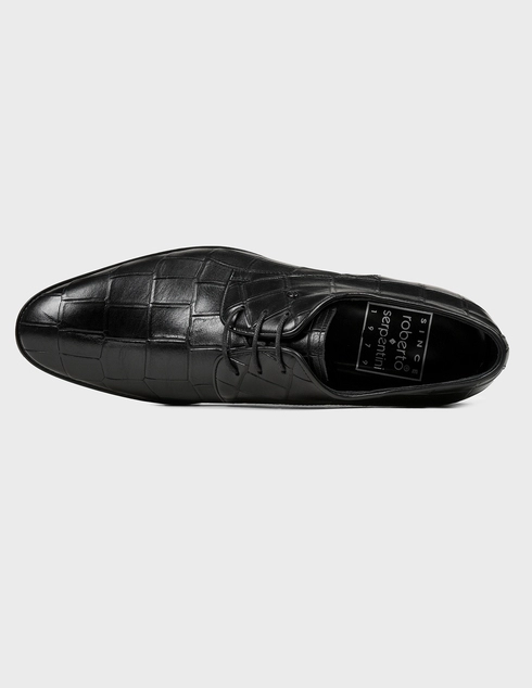 черные мужские Дерби Roberto Serpentini RSHO61414-black 7303 грн