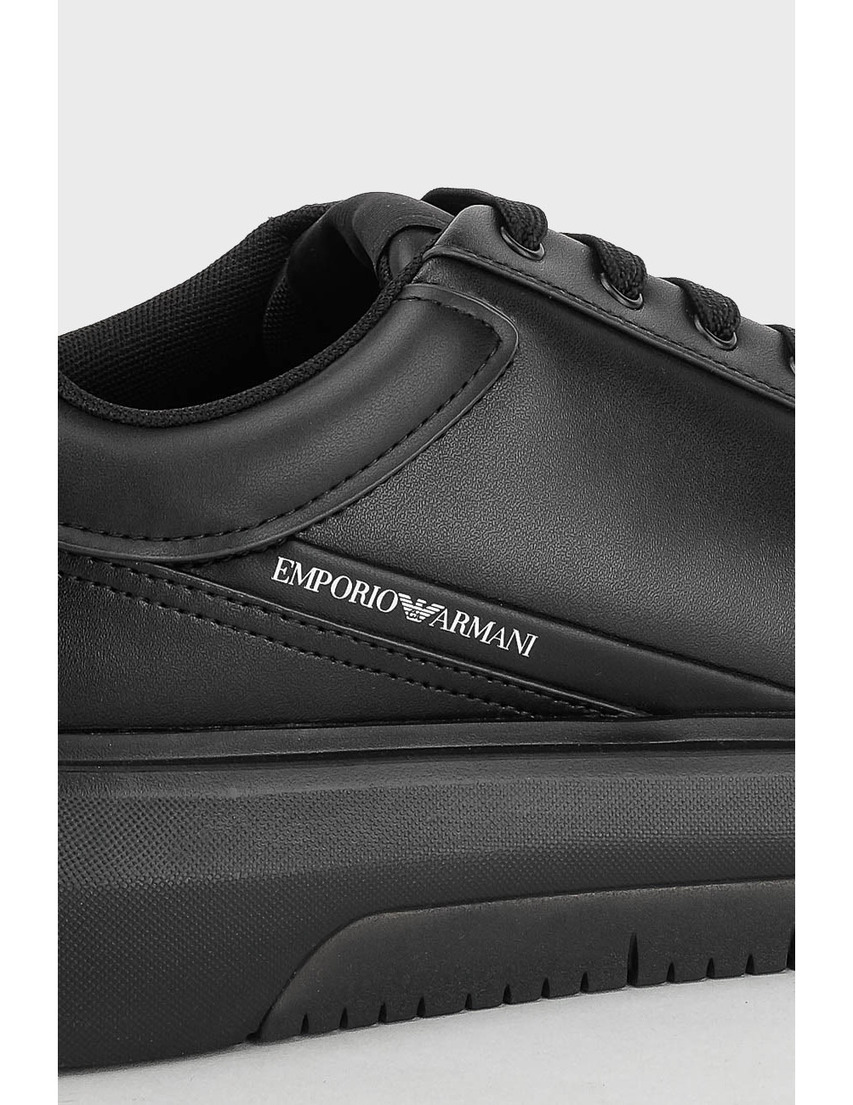 мужские черные Кроссовки Emporio Armani EMPORIO_ARMANI_10965 - фото-2