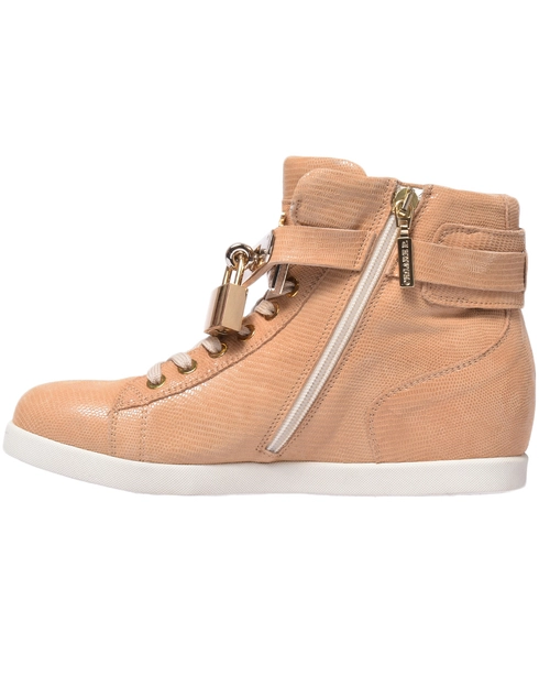 женские бежевые Сникерсы Cesare P. DTW-19_beige - фото-2