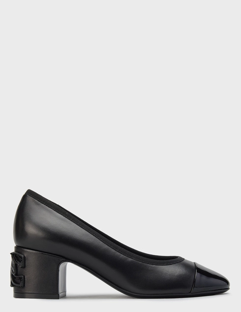 женские черные кожаные Туфли Casadei 194_black - фото-5