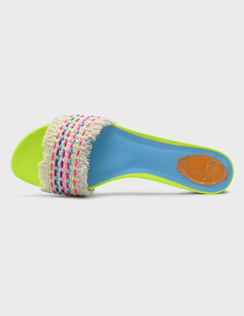 многоцветные женские Шлепанцы Rene Caovilla 8134_multi 31395 грн