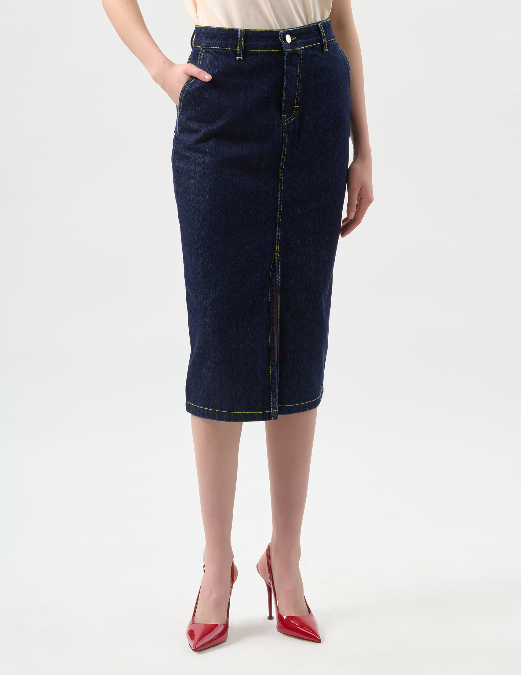 

Юбка, Синий