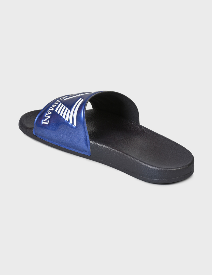 мужские синие Шлепанцы Ea7 Emporio Armani XCP001XCC22-D959 - фото-2