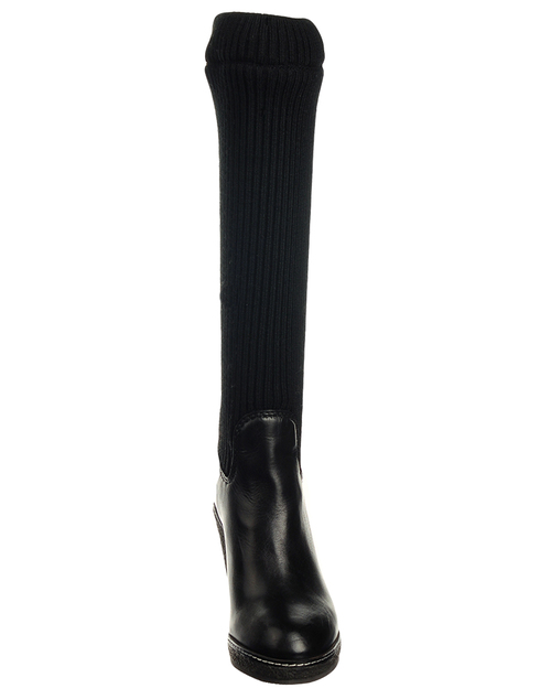 женские черные кожаные Сапоги Marc By Marc Jacobs AGR-606861-black - фото-5