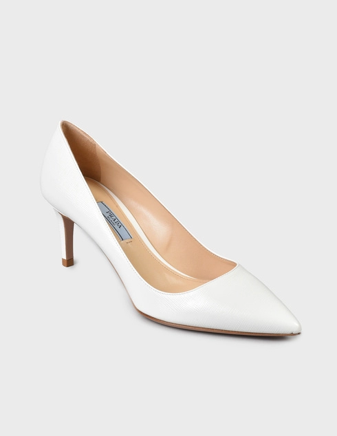 белые Туфли Prada 9005-white