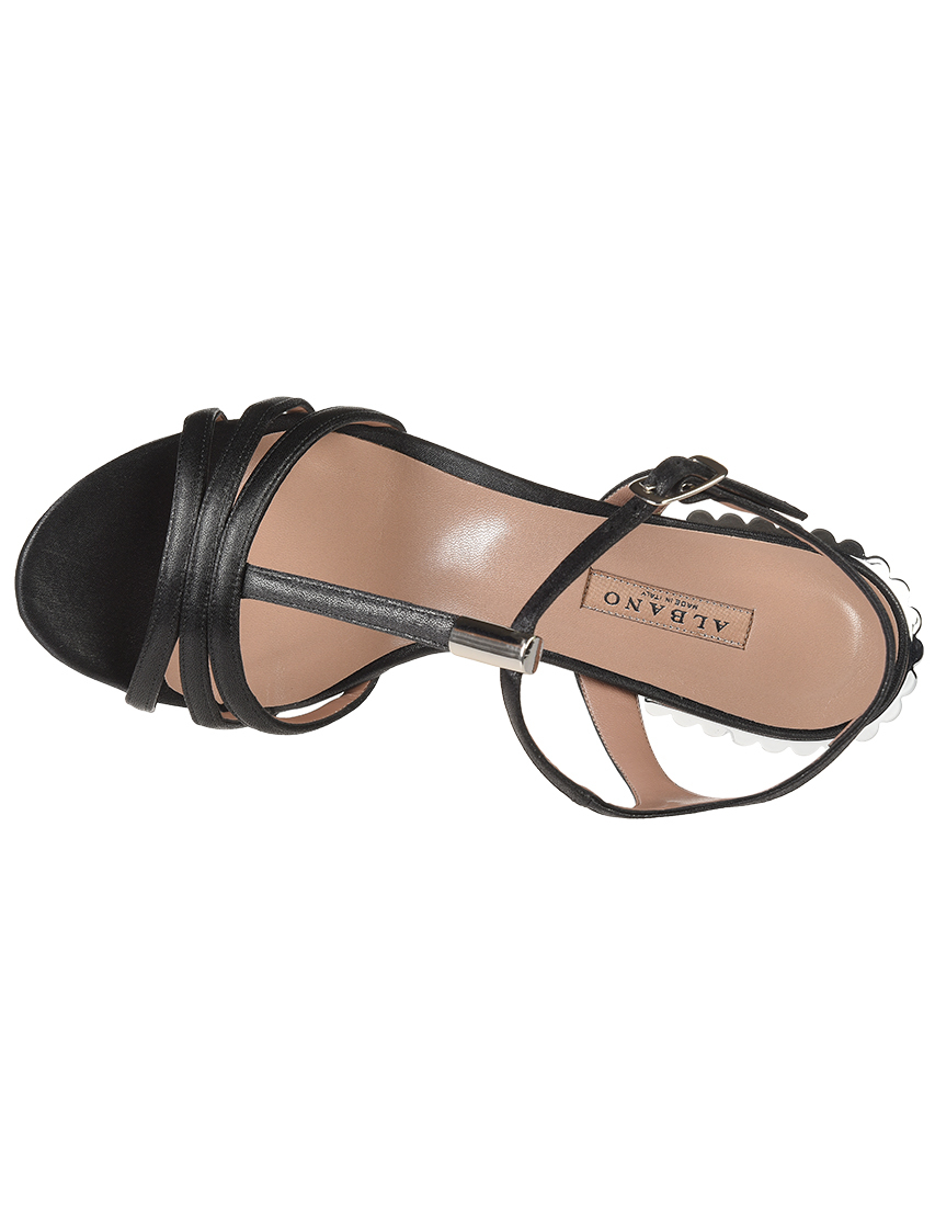 черные женские Босоножки Albano 2738_black 2550 грн