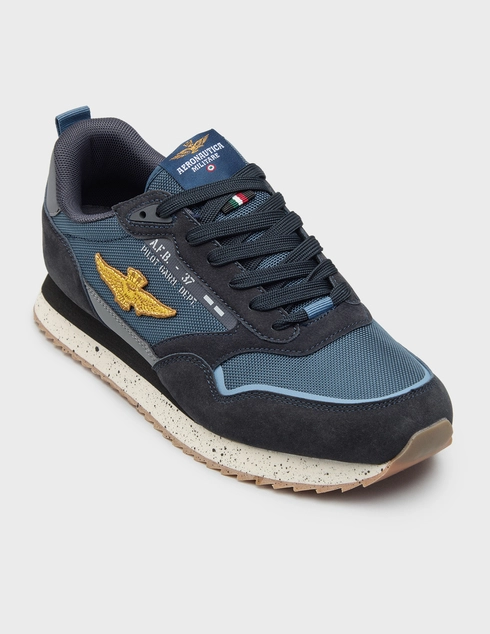 синие Кроссовки Aeronautica Militare 3545_blue1