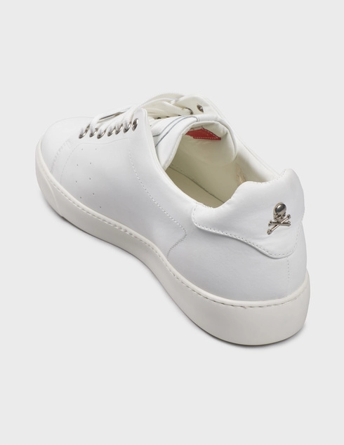 мужские белые Кеды Philipp Plein ms004_white - фото-2