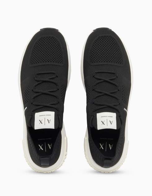 мужские черные Кроссовки Armani Exchange XM002624AF18834-UC001 - фото-2