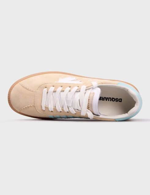 бежевые женские Кроссовки Dsquared2 0468_beigeW 16408 грн