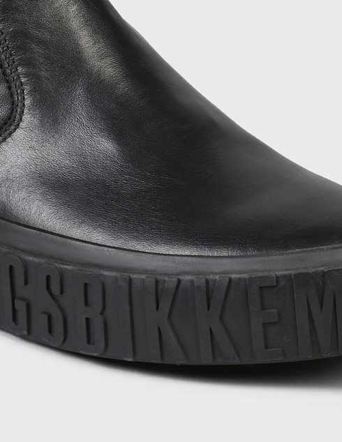женские черные кожаные Сапоги Bikkembergs 101908-black - фото-5