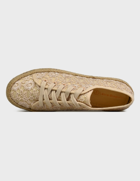 бежевые женские Кеды Laura Biagiotti 8023-beige 4306 грн