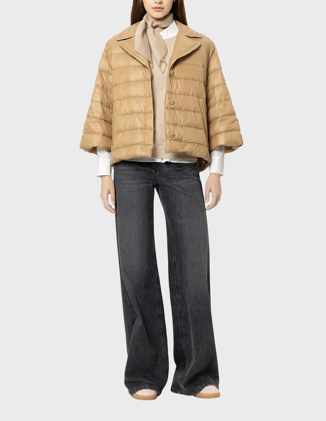 

Пуховик, Бежевый