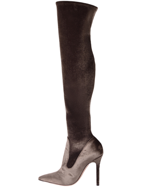 женские коричневые Ботфорты Nando Muzi 64-VL_brown - фото-2