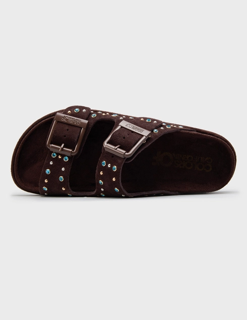 коричневые женские Шлепанцы Colors Of California 05-N-brown 8755 грн