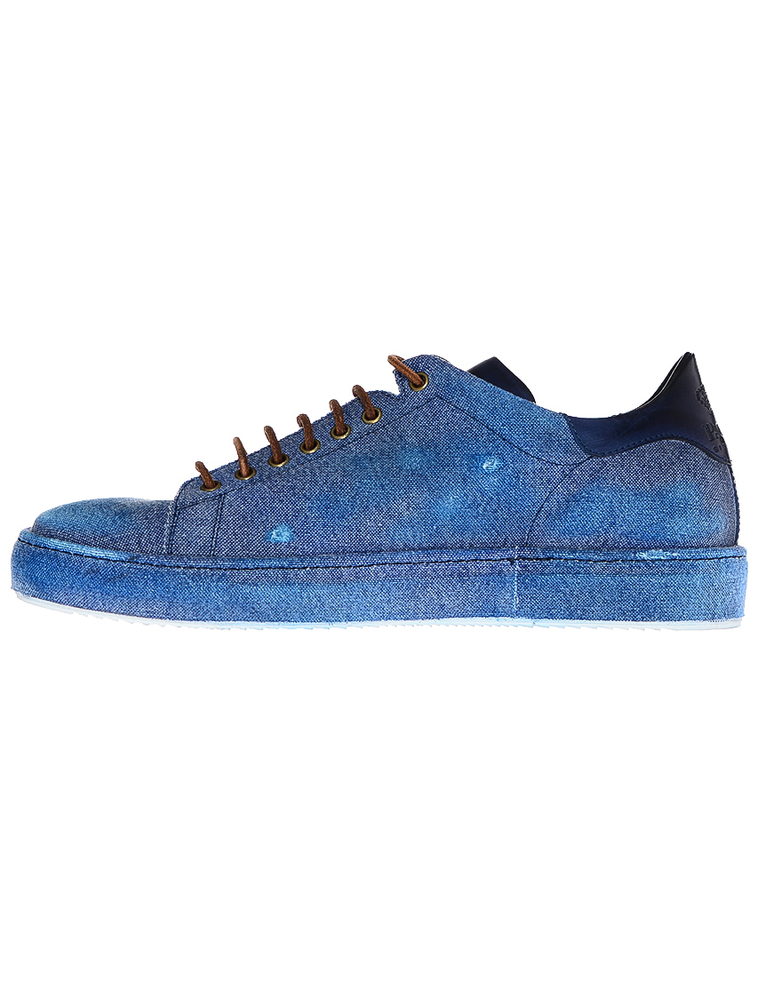 мужские синие Кеды Cesare Paciotti 51801_blue - фото-2