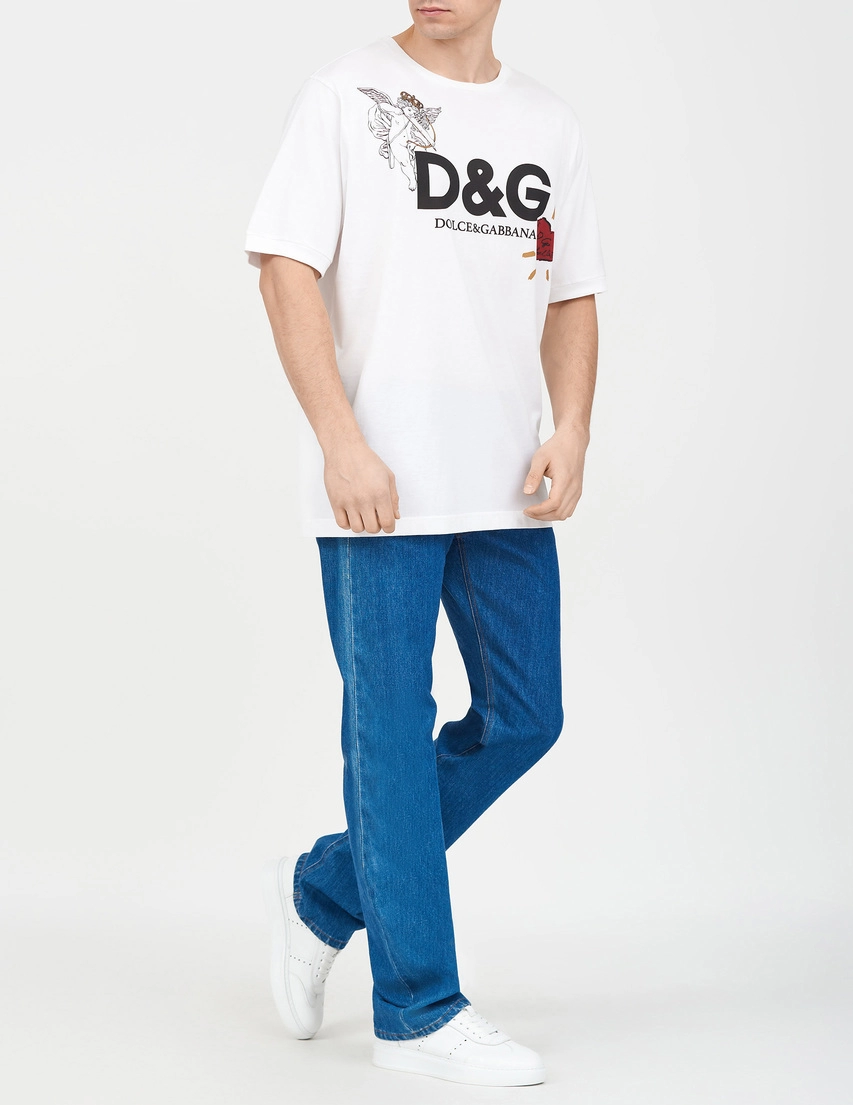 Футболка Dolce & Gabbana G8JF6T-G70Y0-White_188206 (Білий) в