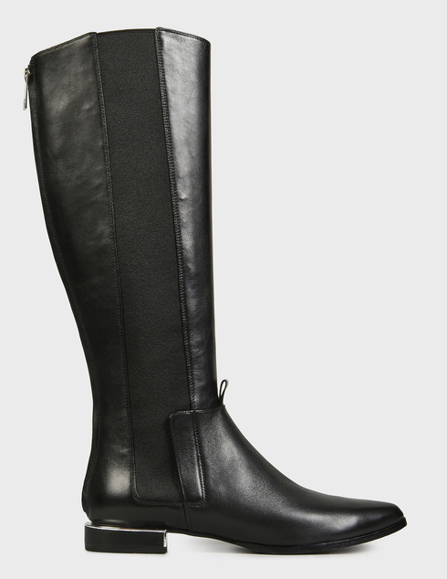женские черные кожаные Сапоги Kenzo F662HB161L51-99-black - фото-5