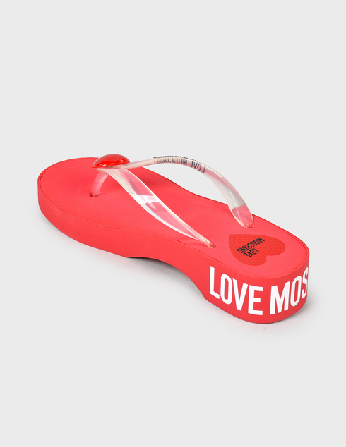 женские красные Пантолеты Love Moschino 28194-red - фото-2