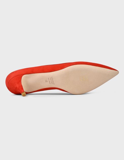женские красные замшевые Туфли Loriblu 0ENG5093NC - фото-5