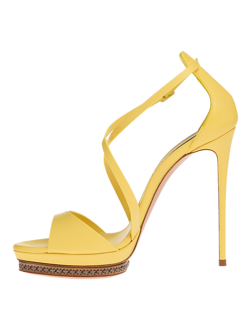 желтые Босоножки Casadei 850_yellow размер - 36; 37.5; 38