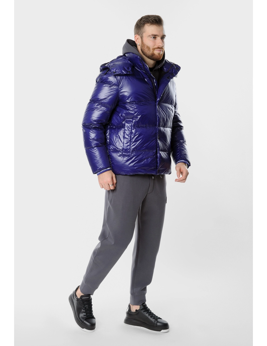 【ミラノ購入】EMPORIO ARMANI ラムレザー2010 アーカイブ Куртка Emporio Armani ML 08.54.09_191433 (Синий) в интернет