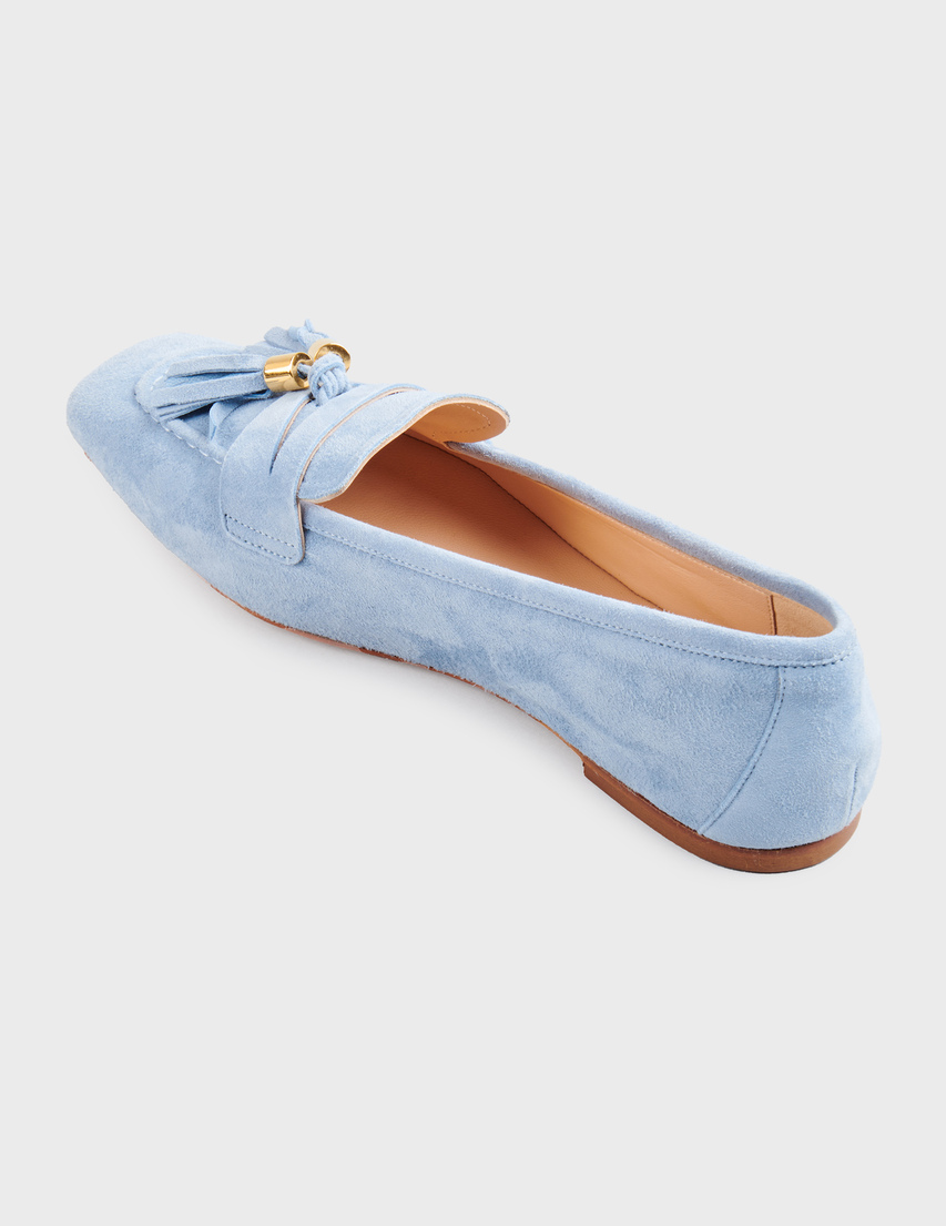 женские голубые Лоферы Fabio Rusconi 760-3-blu_blue - фото-2