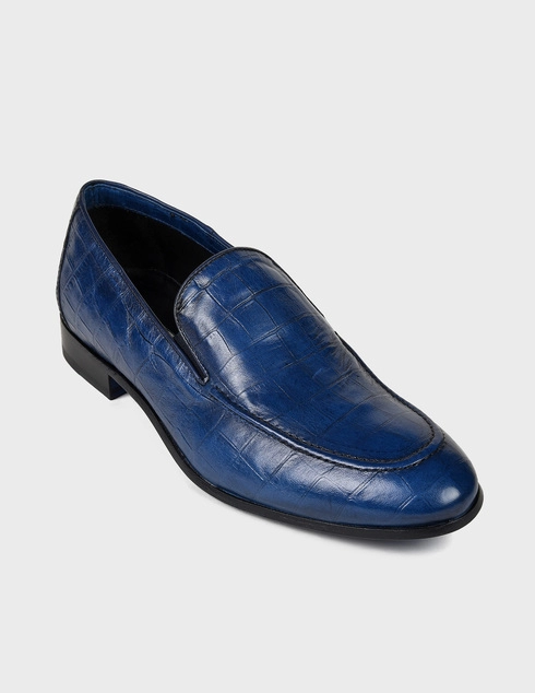 синие Лоферы Roberto Rossi 15442-cocco-blu-blue