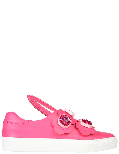 женские розовые кожаные Слипоны Minna Parikka GEM-FUCHSIA_pink - фото-5