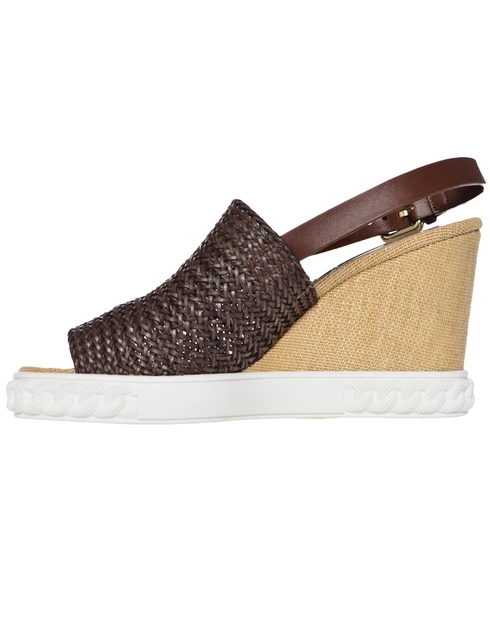 женские коричневые Босоножки Casadei AGR-606_brown - фото-2