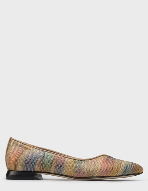 женские многоцветные текстильные Балетки Brunate 100-6_multi - фото-5