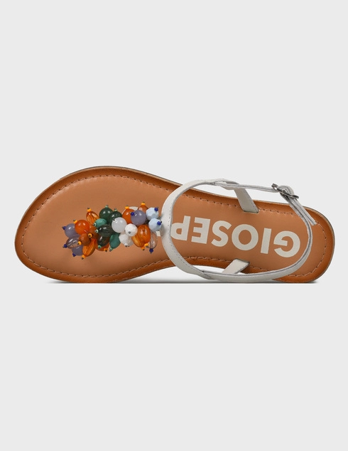 белые женские Сандалии Gioseppo 65613-P-bianco-white 3424 грн
