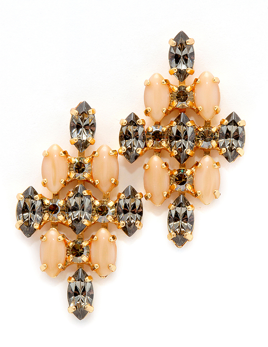 

Серьги, Коричневый