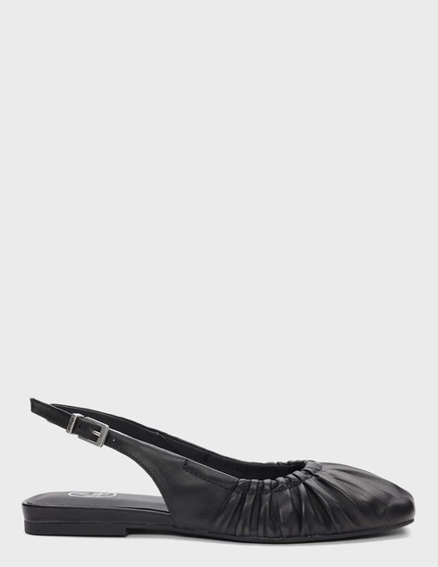 женские черные кожаные Босоножки Ash BIBI-001 - фото-5