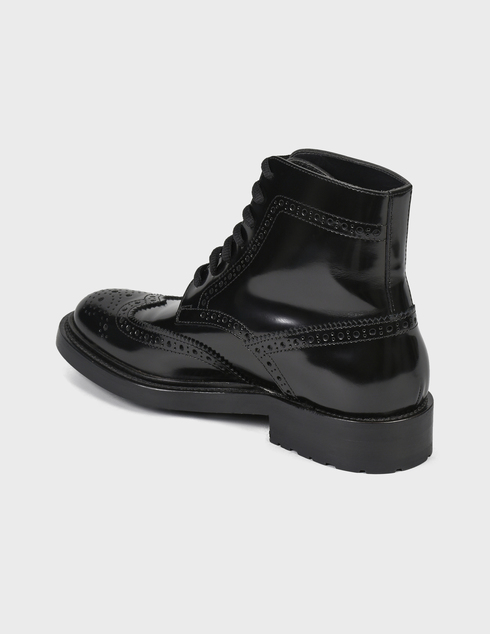 женские черные Ботинки Saint Laurent Paris 4916-black - фото-2